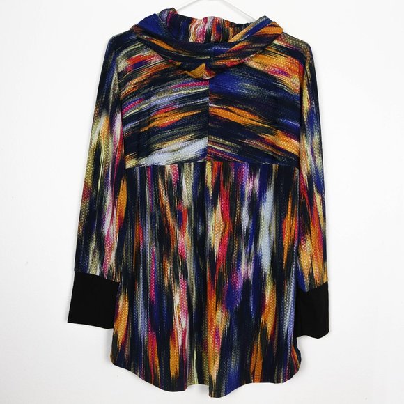 NEW LULAROE Amber Sweater Brushstrokes Watercolor - Picture 6 of 8